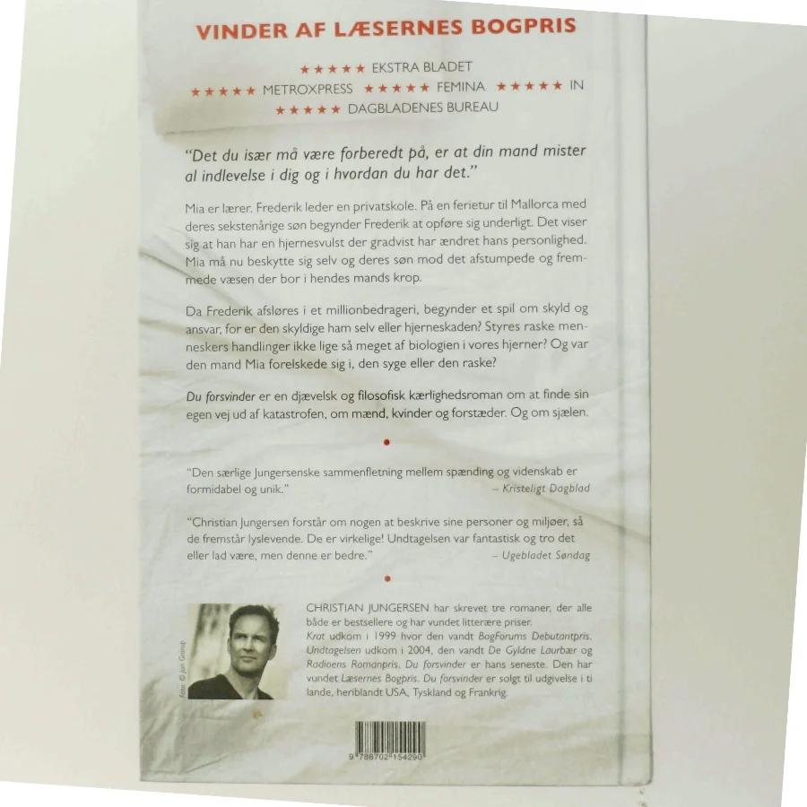 Du forsvinder af Christian Jungersen (Bog)