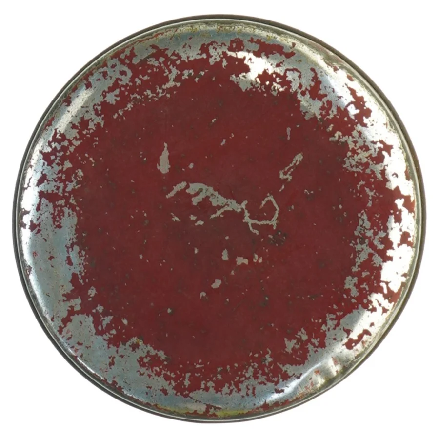 Vintage rød kaffedåse (str. 17 x 11 cm)