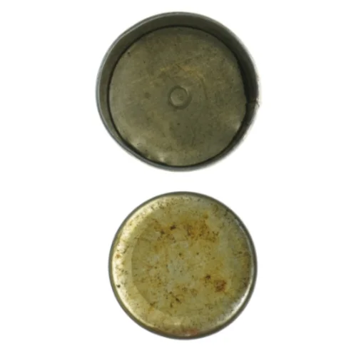 Vintage rød kaffedåse (str. 17 x 11 cm)