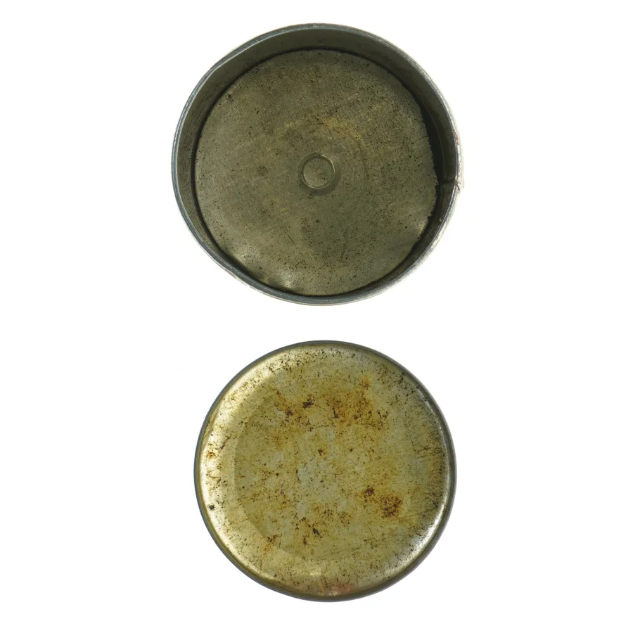 Vintage rød kaffedåse (str. 17 x 11 cm)