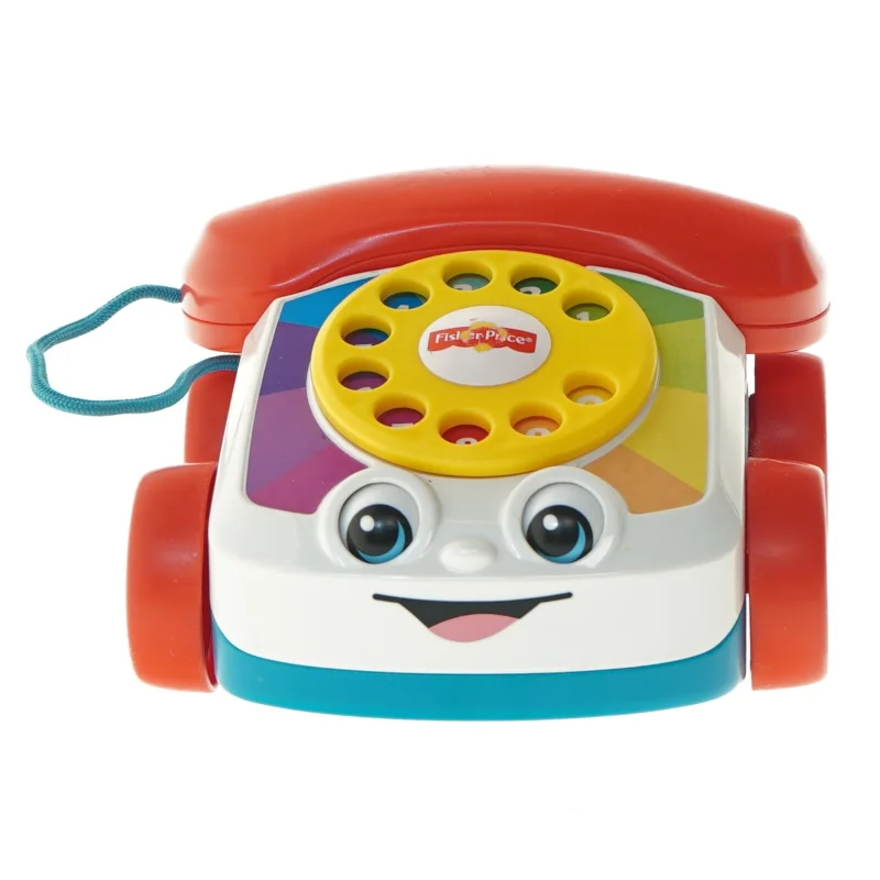 Telefon formet babylegetøj fra Fisher-Price (str. 16x16 cm)