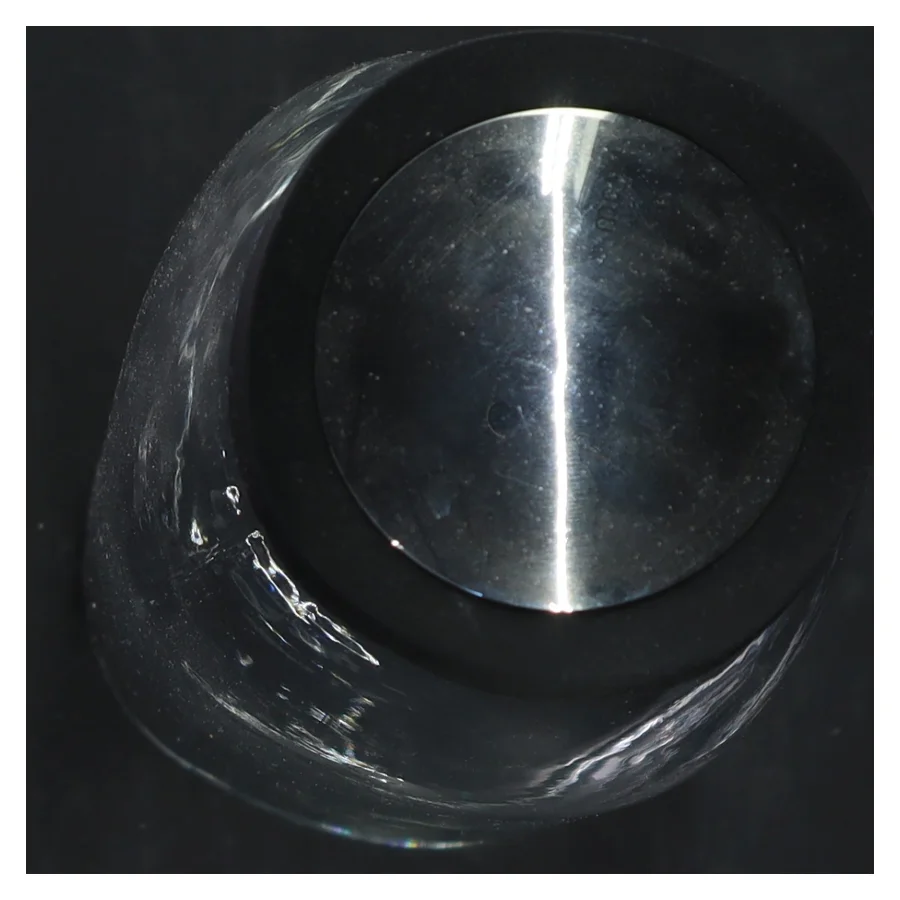 Glasflaske med låg fra Menu (str. 28x9 cm)