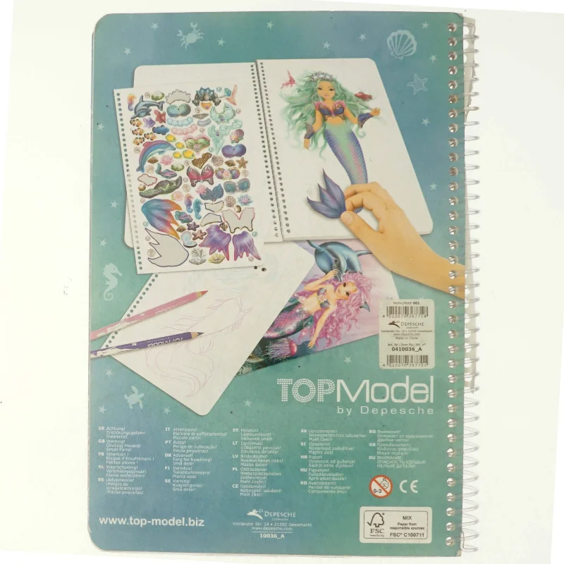 Fantasymodel Mermaid hæfte