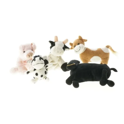 Køer og grise bamser (str. 24 x 15 cm)