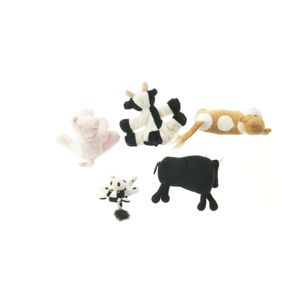 Køer og grise bamser (str. 24 x 15 cm)