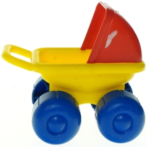 Plastik legetøjsbil (str. 15 x 13 cm)