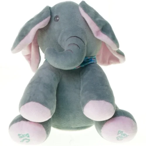 Elefant bamse med elektronik (str. 25 x 20 cm)