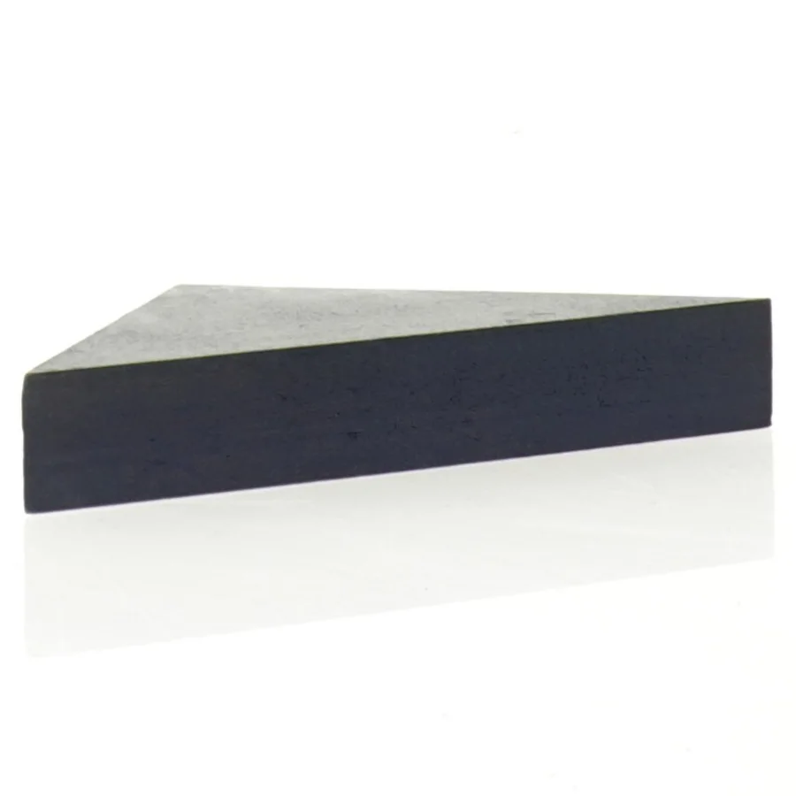 Sort skifer hjørnehylde (str. 13 x 6 x 2 cm)