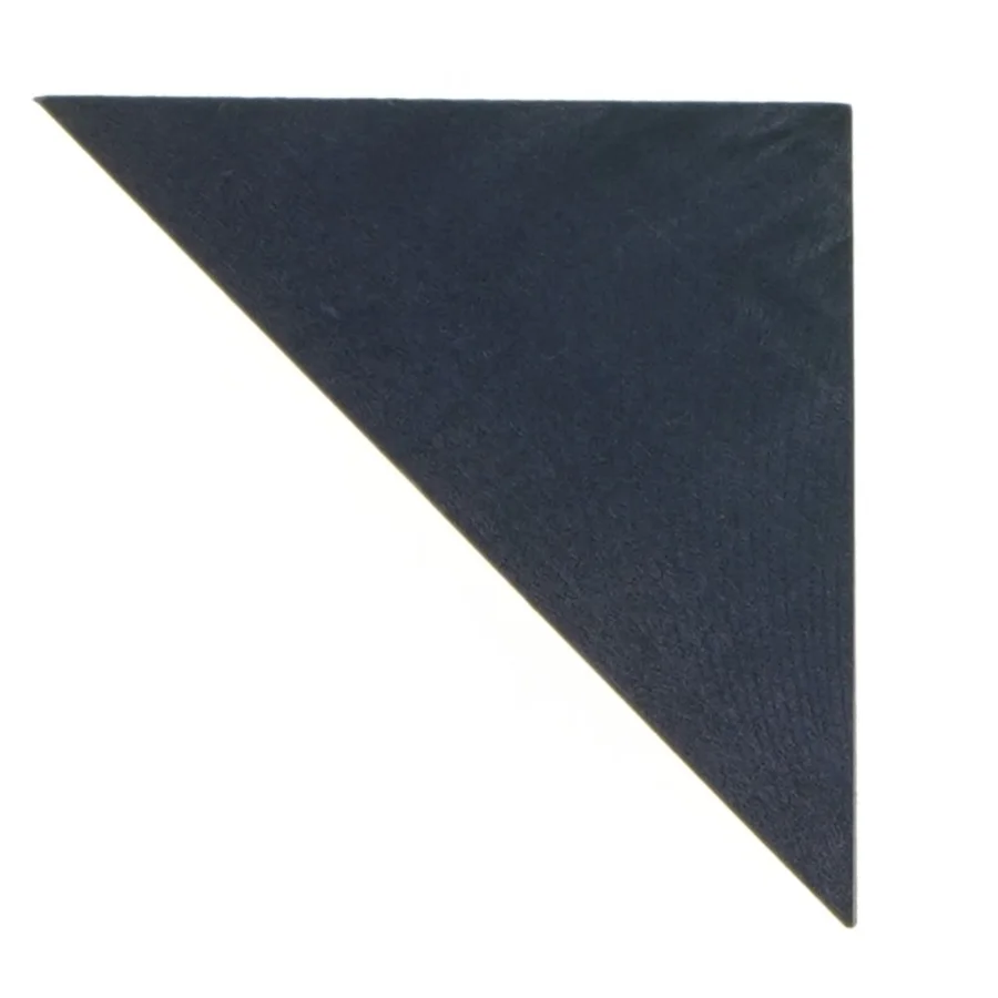 Sort skifer hjørnehylde (str. 13 x 6 x 2 cm)