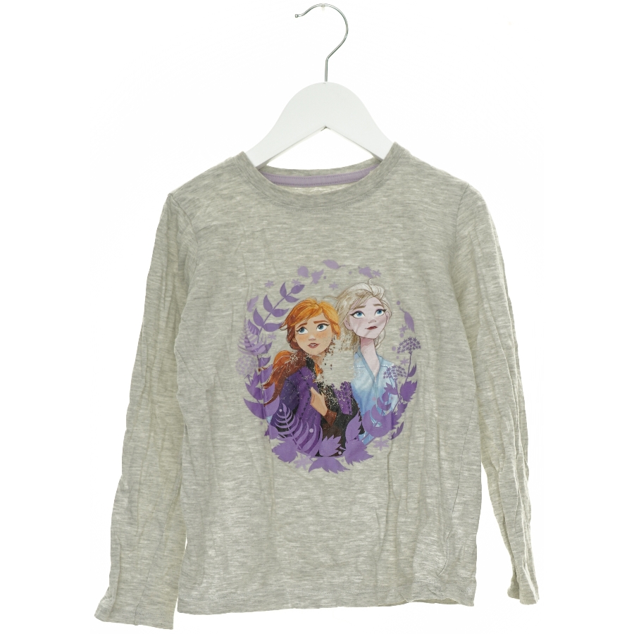 Bluse, Elsa og Anna fra Disney (str. 128 cm)
