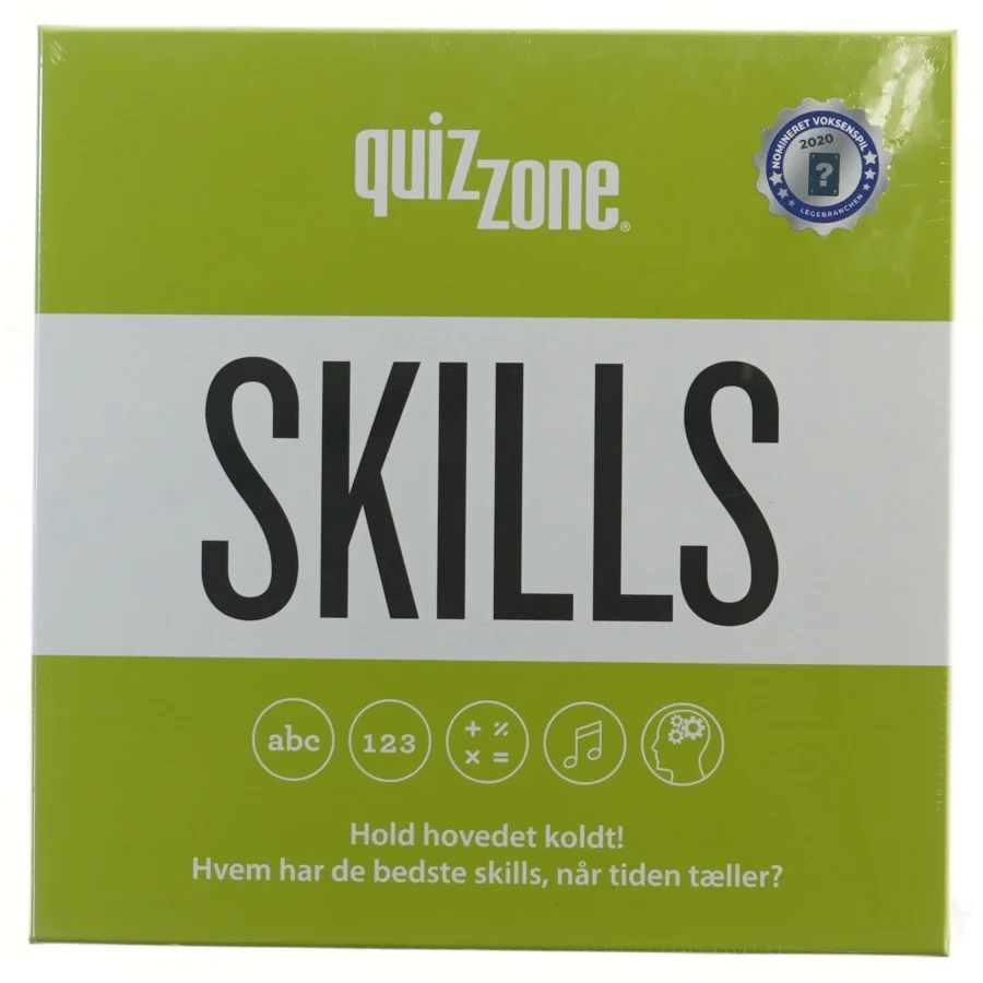 QuizZone Skills brætspil (uåbnet)
