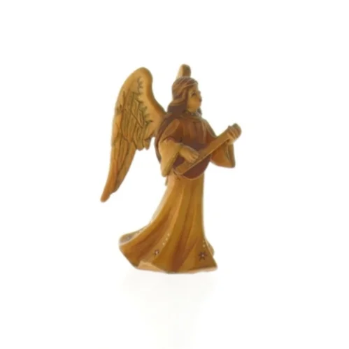 Træ engel figur (str. 8 x 4 cm)
