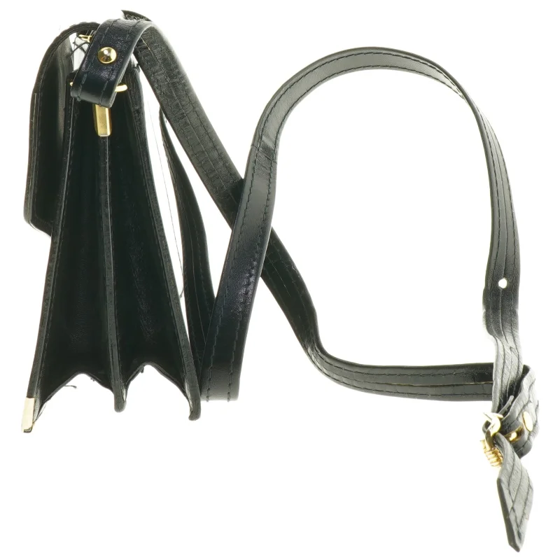 Sort skuldertaske (str. 25 x 16 cm)