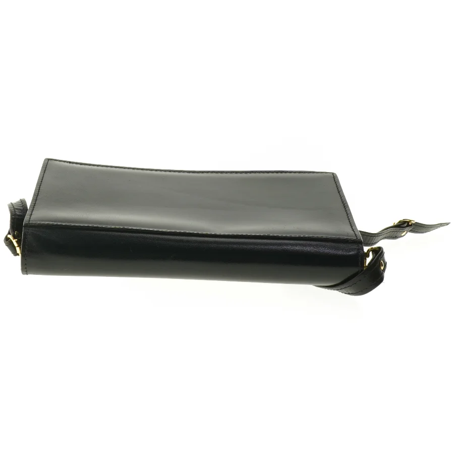 Sort skuldertaske (str. 25 x 16 cm)