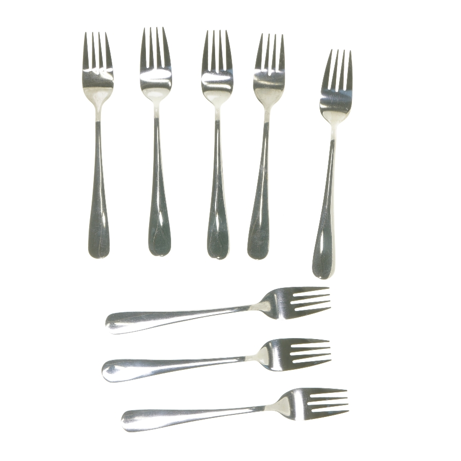 Bestiksæt med 8 gafler fra Aida (str. 8 stk 19 cm)