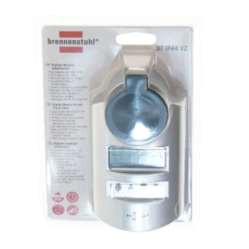 Digitalt uge-timer IP44 V2 fra Brennenstuhl (str. 21x14 cm)