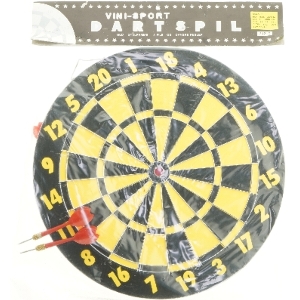 Dartspil med skive og pile fra Vini-Sport (str. Ø 38 cm)