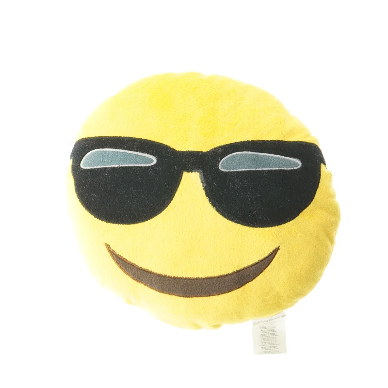 gul rund pude fra Oeko-tex (str. Ø 35 cm)