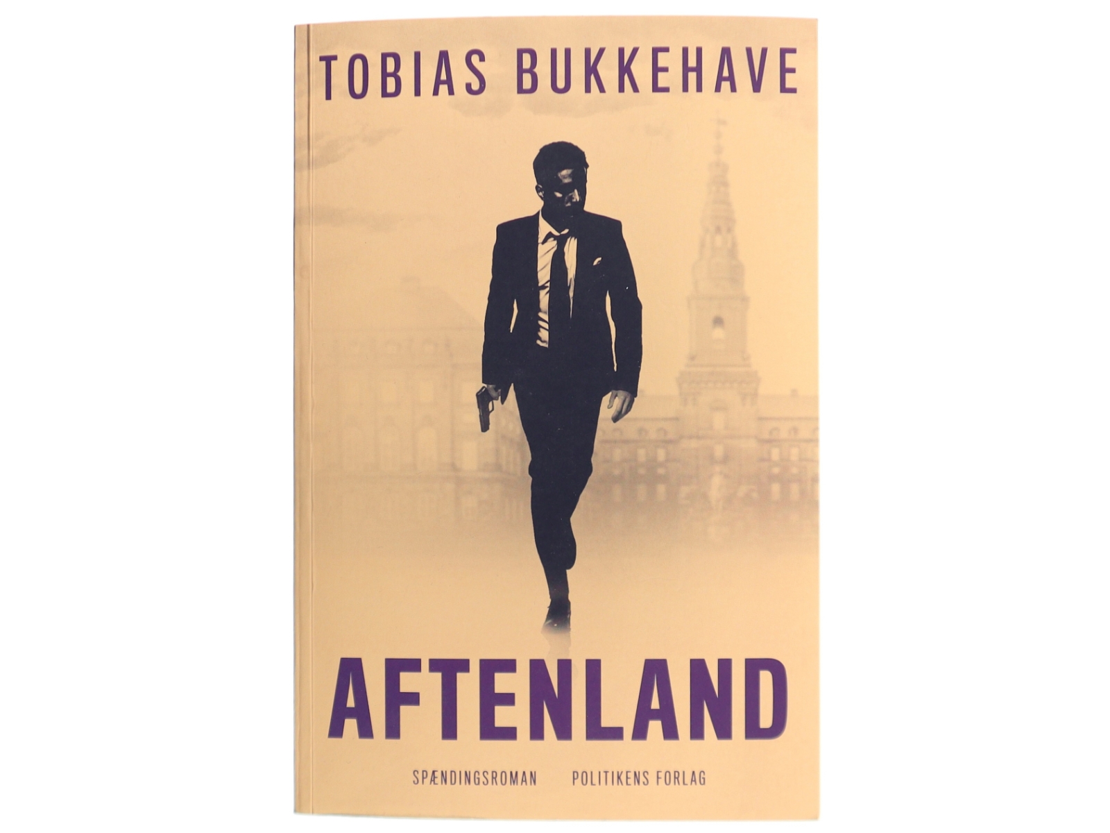 Aftenland : spændingsroman af Tobias Bukkehave (f. 1980) (Bog)