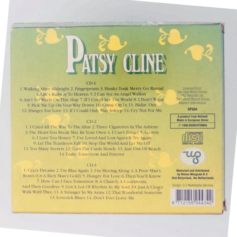 Patsy Cline 3-CD Box (DVD)