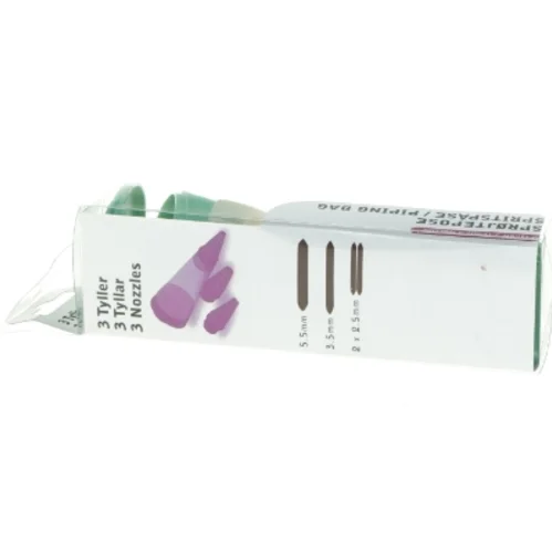 Sprøjtepose fra Silicone (str. 15 x 5 cm)