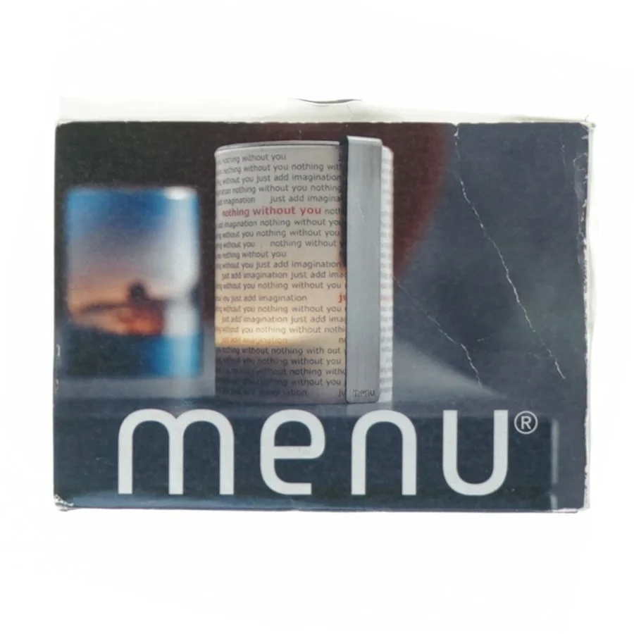 Lysestager fra Menu (str. 13 x 7 x 10 cm ja)