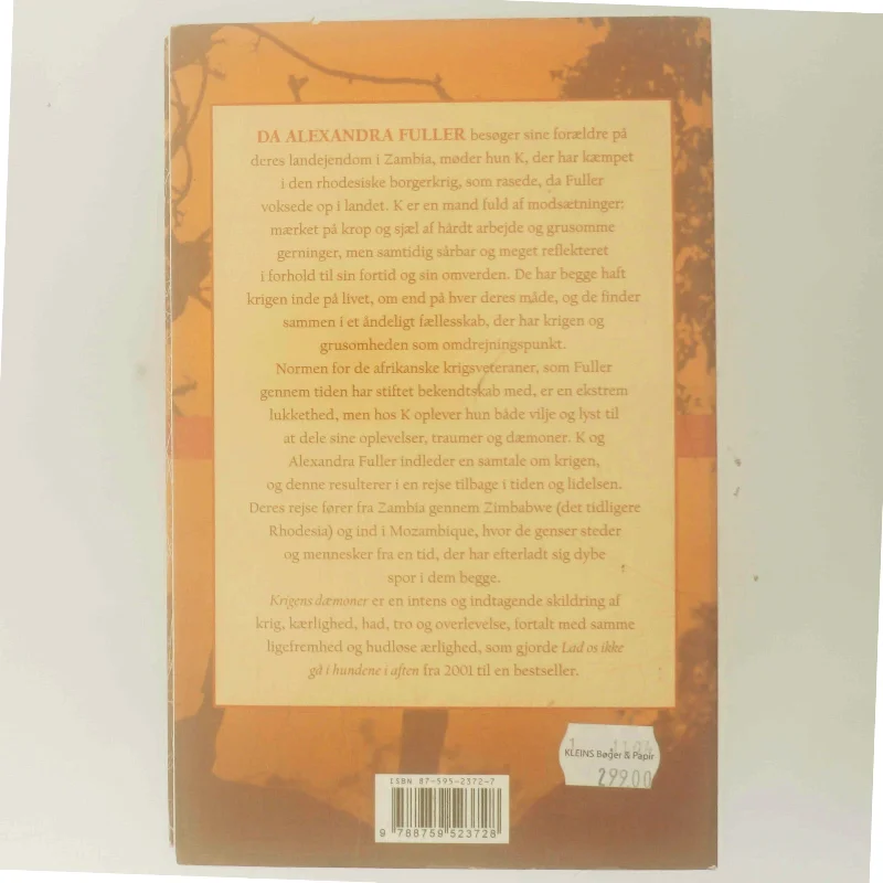 Krigens dæmoner af Alexandra Fuller (Bog)