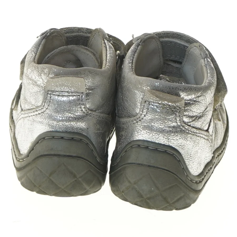 Sølvfarvede børnesko med velcro fra Superfit (str. 23 )