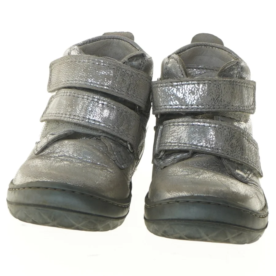 Sølvfarvede børnesko med velcro fra Superfit (str. 23 )