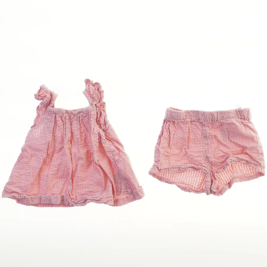 Lyserødt sommersæt til børn fra H&M (str. 80)