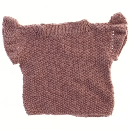 Strikket bluse til børn (str.  25x25 cm)