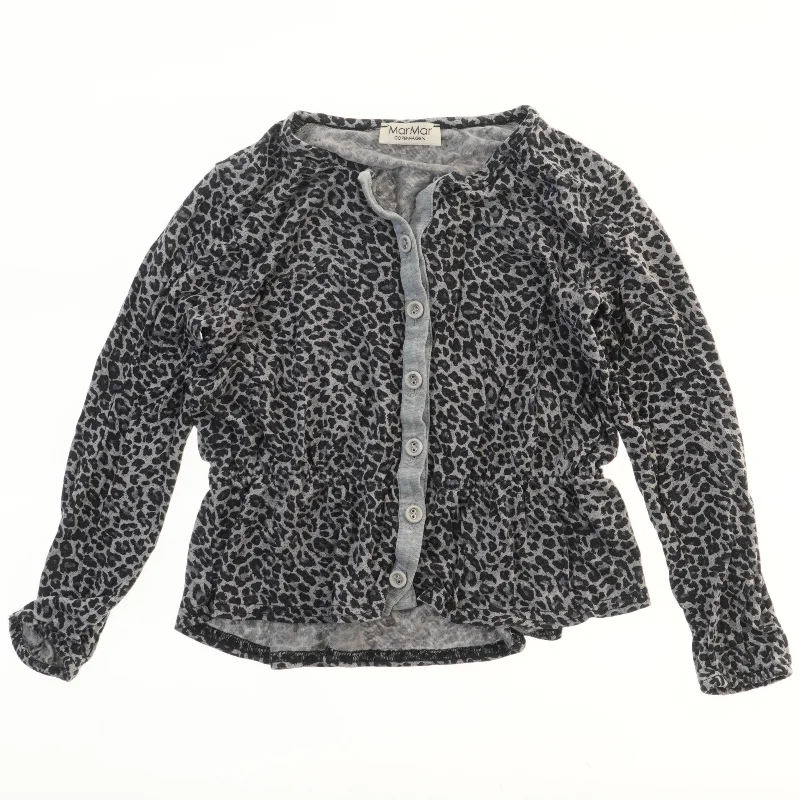 Langærmet leopardmønstret bluse fra MarMar (str. 104)