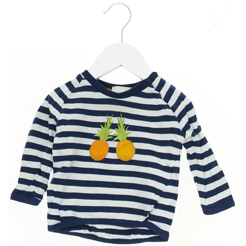 Stribet bluse med ananasmotiv fra Sense Organic (str. 74)