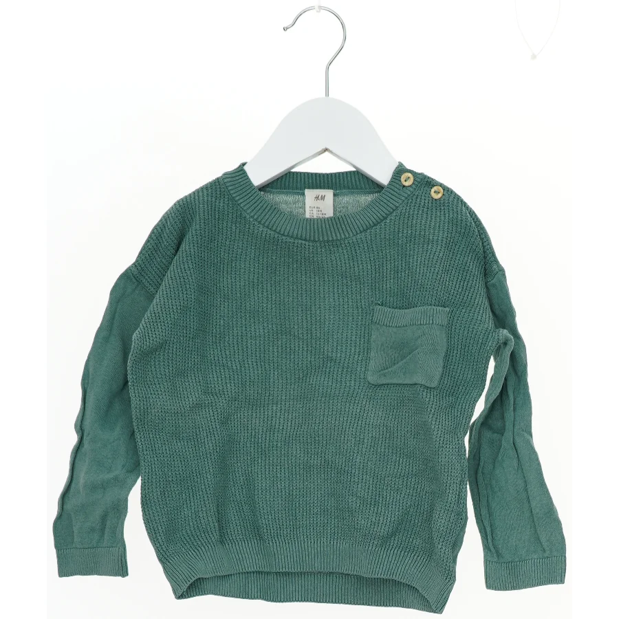 Grøn H&M sweattrøje fra H&M (str. 86)