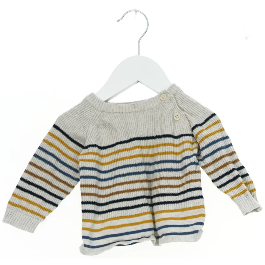 Strikket bluse med striber fra Name It (str. 62)