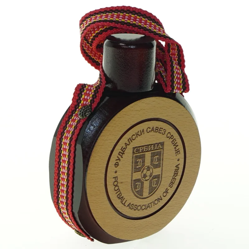 Vævet bælte med lommelærke (str. 14,5x11 cm)