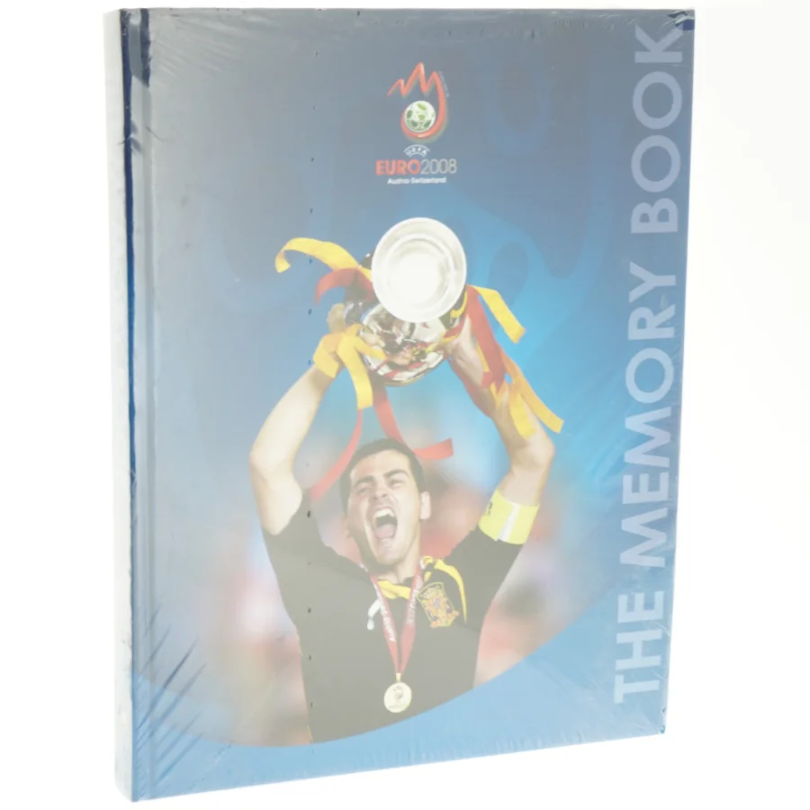 EURO 2008 hukommelsesbog fra Uefa (str. 3 x 25 cm)