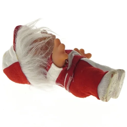 Rød og hvid trold (str. 20 cm)