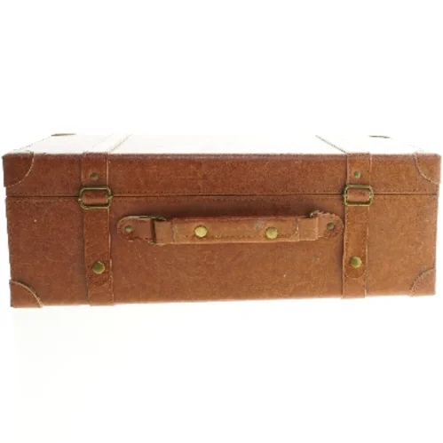 Vinopbevaringskasse med glas og vin fra Terra Tangra (str. 35x21x13 cm)