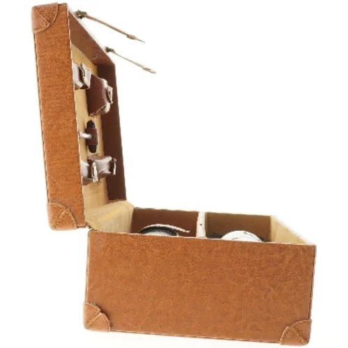 Vinopbevaringskasse med glas og vin fra Terra Tangra (str. 35x21x13 cm)