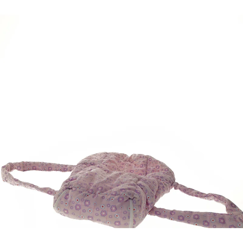 Rosa dukke bæresele med blomster fra New Born Baby (str. 55x32 cm)