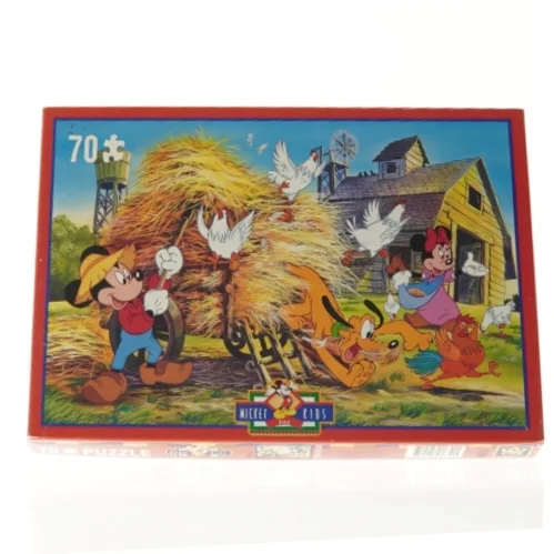 Brugt 70-brikker puslespil med Disney motiver fra Mickey For Kids (str. 23 x 32,5 cm)