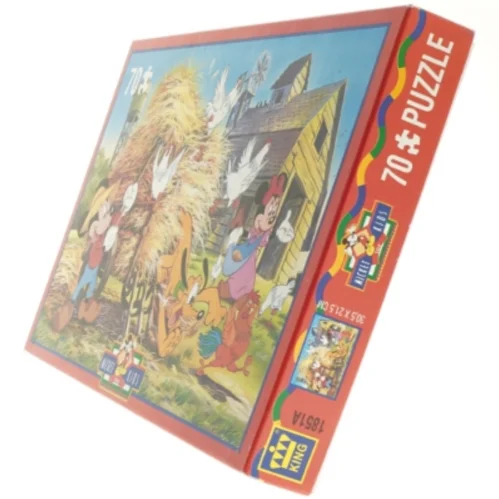 Brugt 70-brikker puslespil med Disney motiver fra Mickey For Kids (str. 23 x 32,5 cm)