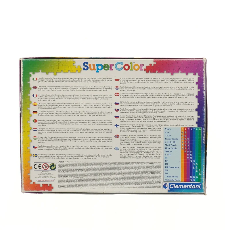 Disney Clementoni puslespil fra Clementoni (str. 4x34x25 cm)