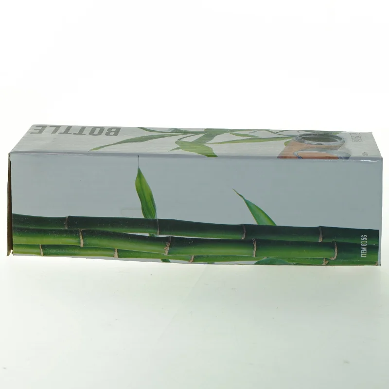 Termoflaske i bambusdesign (str. 500 ml)