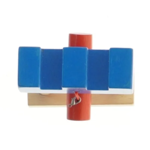 Trælegetøj med klokke fra Eddu Toy (str. 13x9x3 cm)