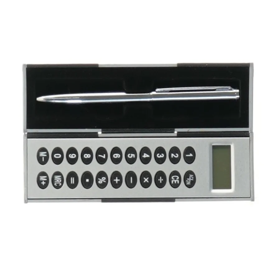 Pen og lommeregner sæt (str. 11,5 cm)