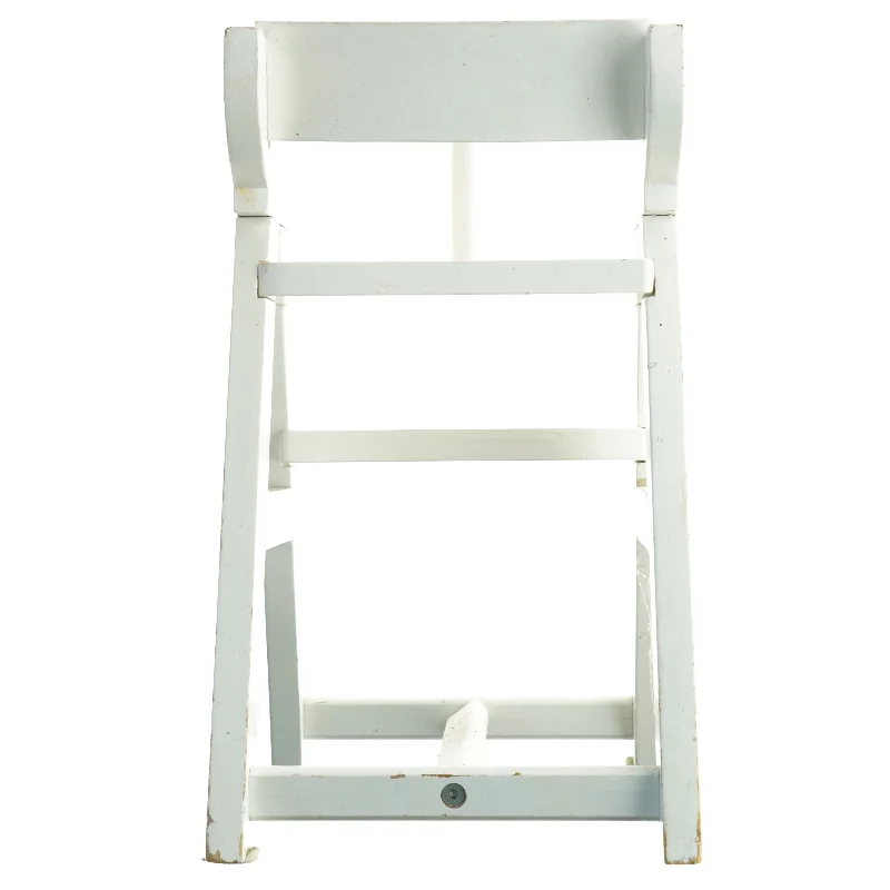 Hvid træstol til børn fra New Born Baby (str. 40 x 30 cm)