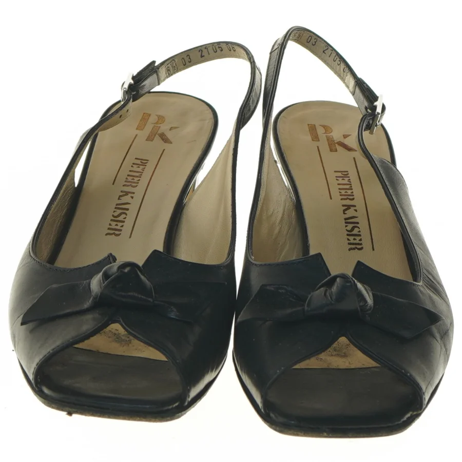 Sort Peter Kaiser slingback sko fra Peter Kaiser (str. 40 )