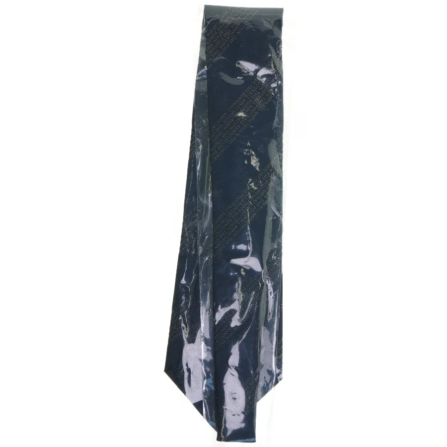 Marineblå slips fra Toye, Kenning & Spencer Ltd (str. 70 cm)